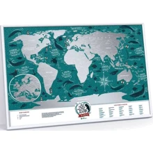 Скретч карта світу 1DEA.me Travel Map Marine World (MWF): Виробник 1DEA.me