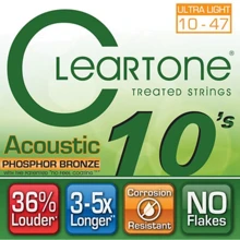 Струна для гитар Комплект струн CLEARTONE 7410 Acoustic Phosphor Bronze Ultra Light (10-47): Тип Комплект струн