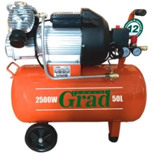 Компрессор Grad Tools 7043945 2.5кВт 435л/мин 50л: Тип поршневой