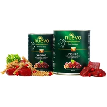 Влажный корм Nuevo Adult для собак с олениной, брусникой и сафлоровым маслом 400 г (95001(401): Тип Влажный корм