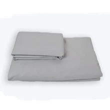 Простирадло на гумці SoundSleep Shine light gray сатин 140х200х25см (93462136): Тип простынь
