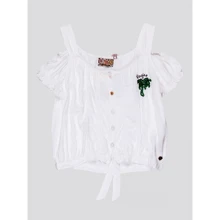 Блуза Vingino HS18KGN30002 128 см біла: Тип Блузи