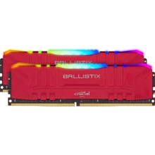 Crucial 32 GB (2x16GB) DDR4 3200 MHz Ballistix RGB Red (BL2K16G32C16U4RL): Производитель Micron
