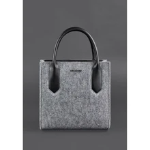 Женская сумка тоут BlankNote Blackwood серая (BN-BAG-28-felt-g): Пол Женский
