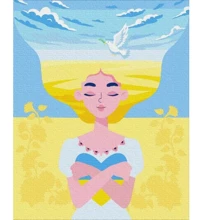 Картина за номерами Brushme З Україною в серці ©Гумінська Діана 40x50 см (BS53076): Виробник Brushme