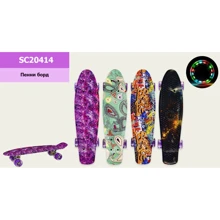 Пенні борд Board Best SC20414 56x15 см колеса PU світло, одностор. принт: Тип пенні борд