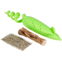Игрушка Мышка резиновая GiGwi Refillable Catnip резина для кошек 16.5 см (2347): Производитель GiGwi