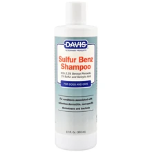 Шампунь Davis Sulfur Benz Shampoo для собак и котов с заболеваниями кожи, с пероксидом бензоила, серой, салициловой кислотой 355 мл (52296): Тип средства Шампуни