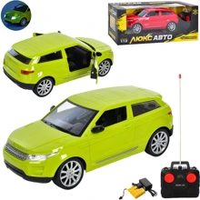 Машина LimoToy 1:12, р/у., акум., рез. колеса, 2 цвета, USB, свет, бат. (M 4913): Класс Джип