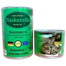 Влажный корм для котов Baskerville оленина-курица 0.4 кг (21537): Тип Влажный корм