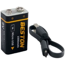 Beston CR-9V 1000mAh Li-ion (AAB1852): Ємність 1000mAh