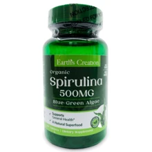 Earth‘s Creation Spirulina 500 mg Спирулина 100 таблеток: Форма выпуска Таблетки