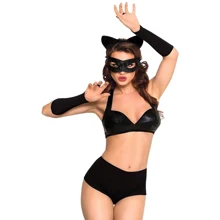Костюм кошки SoftLine Catwoman, L (black): Для кого Для женщин