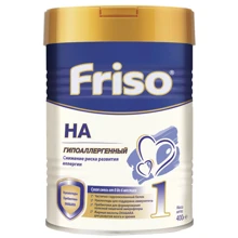 Дитяча Суміш Frisoлак 1HA з 0 до 6 місяців 400гр (8716200724395): Тип Суміші молочні