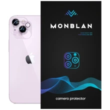 Защитное стекло для iPhone Monblan Tempered Glass for Camera iPhone 14 / 14 Plus: Тип защиты экрана на камеру
