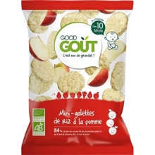 Мини-лепешки GOOD GOUT рисовые с яблоком 40г: Тип Хлебцы