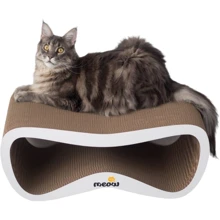 Когтеточка дряпка-лежанка для кошек Say Meow Grace Max 67x27x35 см (8040190103009): Размеры основания 67x27x35 см