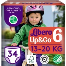 Підгузки Libero Up&Go 6 (34): Тип Подгузники-трусики