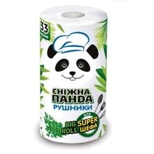 Паперові рушники Сніжна панда BIG ROLL 1шт 2 шари (4823019010978): undefined undefined
