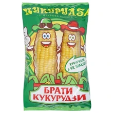 Кукуруза сахарная вареная Брати кукурудзи ящик 20х500 г (4820255090016): Вес нетто 10 кг