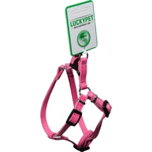 Шлея Lucky Pet кожаная двойная 1x23-30 см розовая (4820224217673): Производитель Lucky Pet