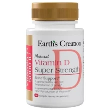 Earth‘s Creation Vitamin D 5000 МЕ Витамин D 100 мягких капсул: Тип Витамин D