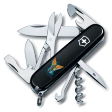 Мультитул Victorinox Climber Ukraine 91мм/14функций/черный /Ангел ВСУ (1.3703.3_T1061u): Тип мини-мультитул
