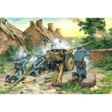 Германская противотанковая пушка 7,62 cm Pak 36(r) с расчетом, gun with German crew(ICM35801): Производитель ICM