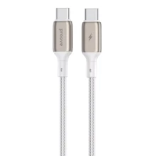 Кабель Proove Cable USB-C to USB-C Dense Metal 60w 1m White (CCDM60002202): Тип USB-C - USB-C
