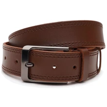 Чоловічий ремінь Borsa Leather коричневий (V1125FX47-brown): Стать Мужской