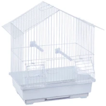 Клітина Flamingo Lombok для канарок біла 30х22.5х38 см (43404): undefined undefined