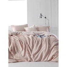Комплект постільної білизни SoundSleep Muslin pastel pink муслін полуторний (93334594): Матеріал муслин