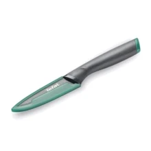 Нож для овощей Tefal K1220614 9 см + чехол: Лезвие нержавеющая сталь с титановым покрытием