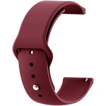 Ремешок BeCover Sport Band Dark Red for Samsung Galaxy Watch 42mm / Watch Active / Active 2 40/44mm / Watch 3 41mm / Gear S2 Classic / Gear Sport (706169): Цвет бордовый