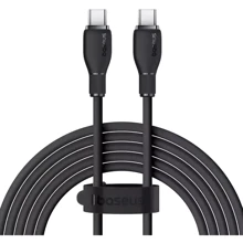 Кабель Baseus Cable USB-C to USB-C Pudding Series Fast Charging 100W 1.2m Black (P10355702111-00): Тип USB-C - USB-C