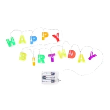 Украшение помещений Гирлянда Kikkerland Нappy birthday (С Днём Рождения!) (LT01-EU): undefined undefined