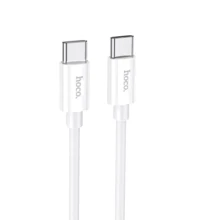Кабель Hoco Cable USB-C to USB-C X87 2A 60W 1m White: Тип USB-C - USB-C