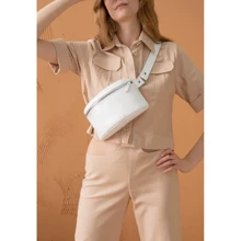 Жіноча поясна сумка The Wings біла (TW-BeltBag-light): Стать жіночий