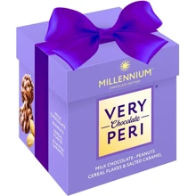 Цукерки Millennium Very Peri молочні з Арахісом та Солоною карамеллю 140 г (4820240034421): Вага, г 140