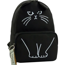 Жіночий рюкзак Bagland Meow чорний (0080466): Стать Женский