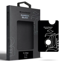 Защитное стекло для iPhone ArmorStandart Tempered Glass Supreme BI Black for Camera iPhone 17 Air (ARM86448): Тип защиты экрана на камеру