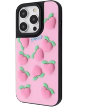 Чехол для iPhone WAVE Doodle Case Peach for iPhone 16 Pro: Цвет рисунок