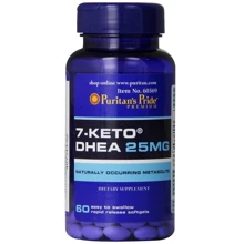 Puritan's Pride 7-Keto DHEA 25 mg 7-кето Дегидроэпиандростерон 60 гелевых капсул: Форма выпуска Капсулы