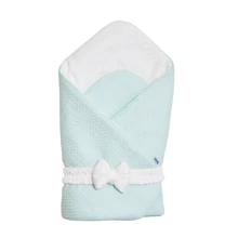 Конверт–плед Twins Cotton с бантиком 80х80 см мятный (11418-TС-14): Производитель Twins