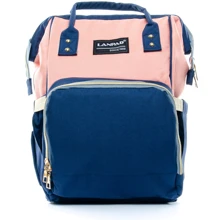 Женский рюкзак для мам Lanpad синий (32345 blue rose): Производитель Lanpad