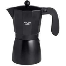 Кофеварка гейзерная Adler AD 4420: Цвет черный