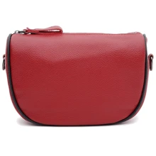 Женская сумка-седло Borsa Leather бордовая (K18569bo-bordo): Пол Женский