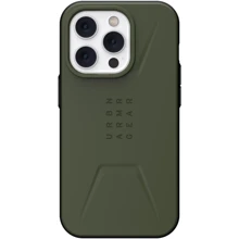 Чехол для iPhone Urban Armor Gear UAG Civilian Magsafe Olive (114038117272) for iPhone 14 Pro: Цвет зеленый