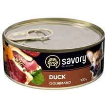 Вологий корм Savory Dog Gourmand для собак з качкою 100 г: Тип Влажный корм