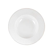 Тарелка суповая Lefard Brilliant Gold с золотой окантовкой 21.5см (949-001-6): Тип Тарелка суповая